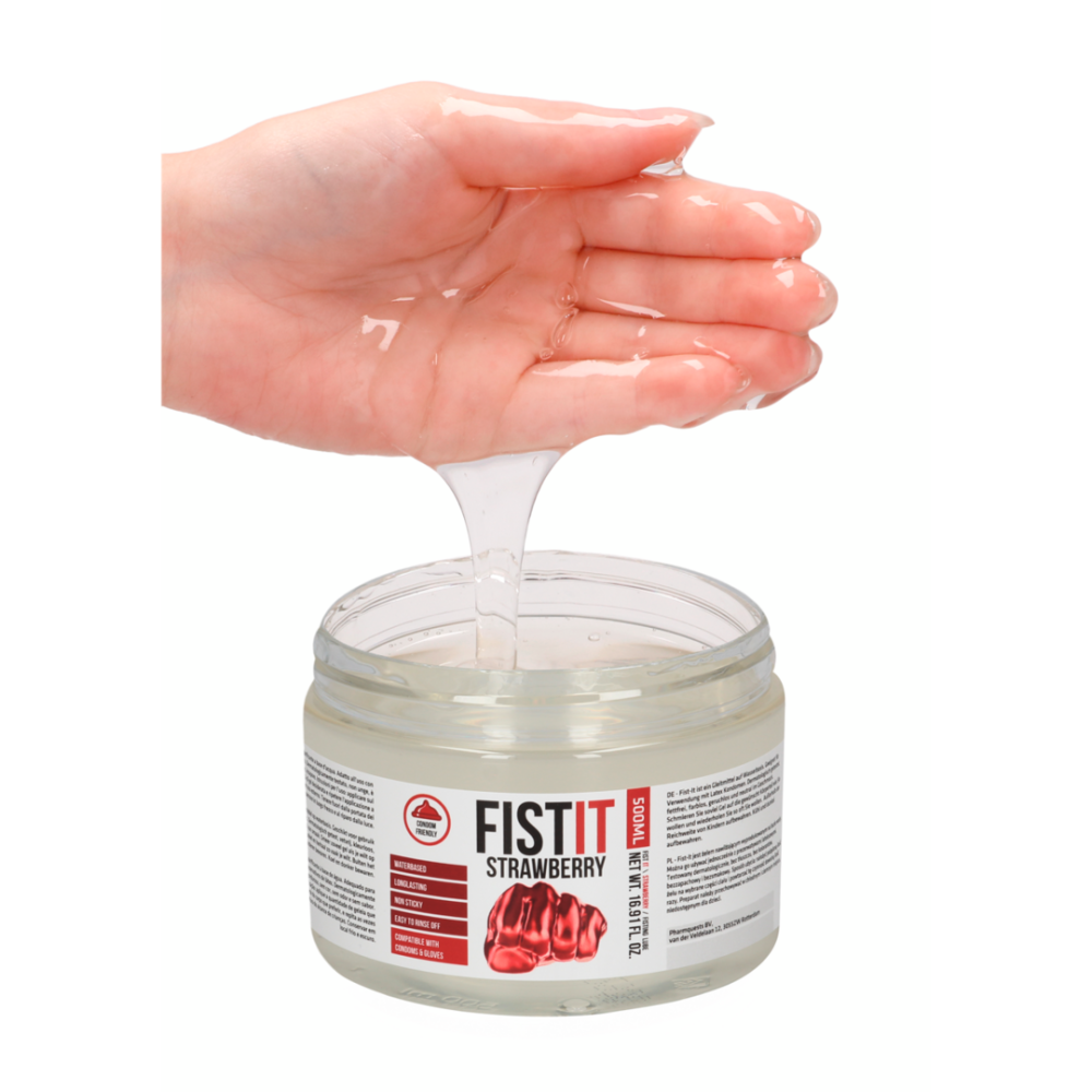 Fist It Strawberry Fisting Gel Lubricant 500ml
