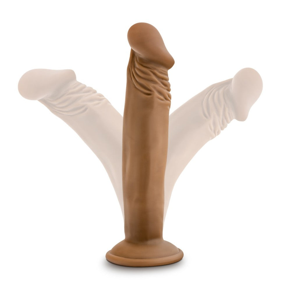 Dr.Skin Small Realistic Silicone Suction Cup Dildo 6"