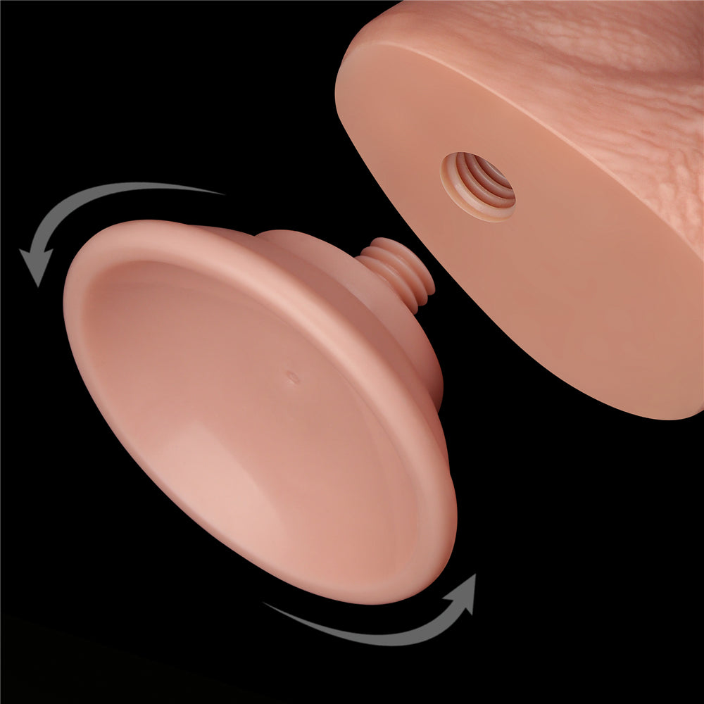 Flexible Realistic Double Layer Sliding-skin Dong 7.5"