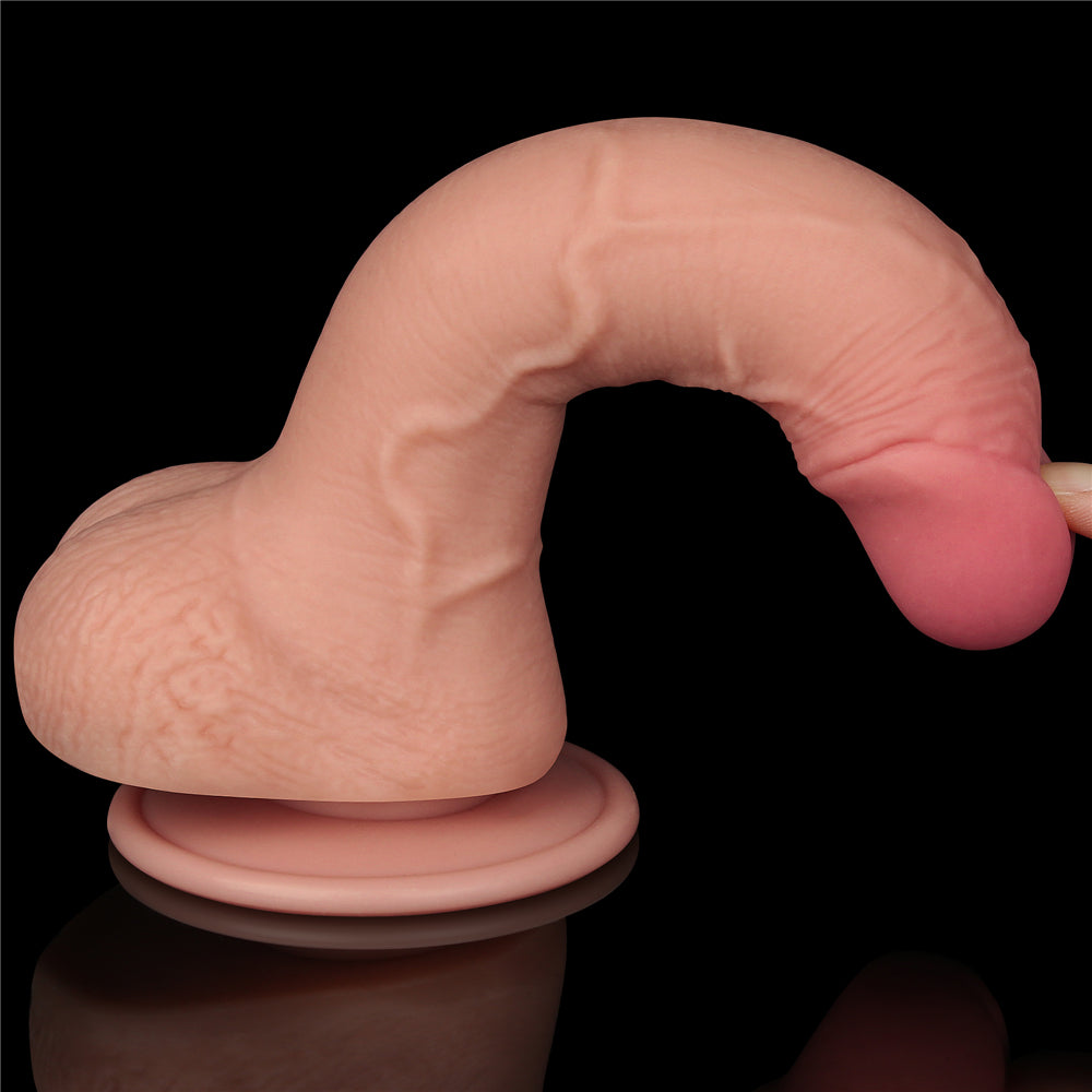 Flexible Realistic Double Layer Sliding-skin Dong 7.5"