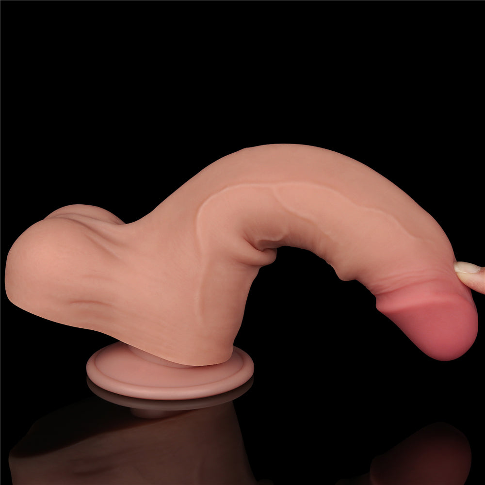 Flexible Realistic Double Layer Sliding-skin Dong 8.5"