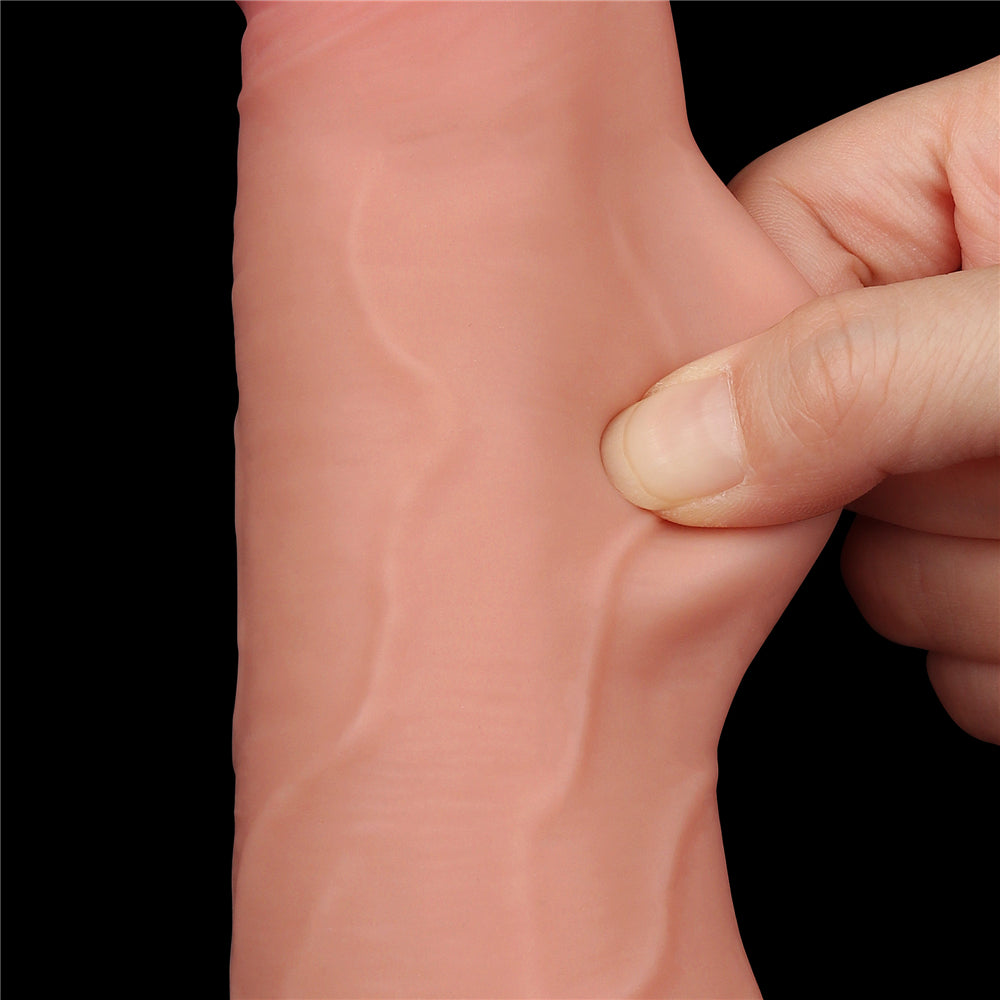 Flexible Realistic Double Layer Sliding-skin Dong 8.5"