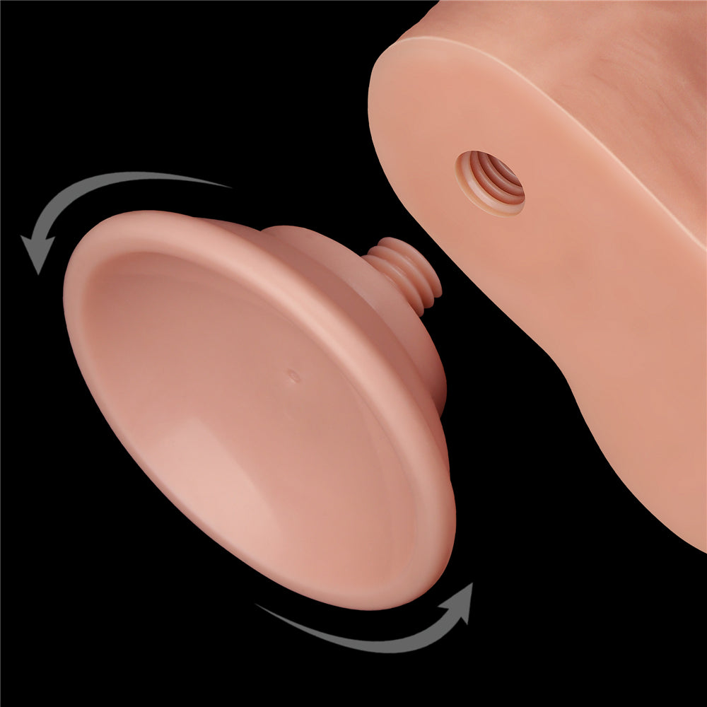 Flexible Realistic Double Layer Sliding-skin Dong 8.5"