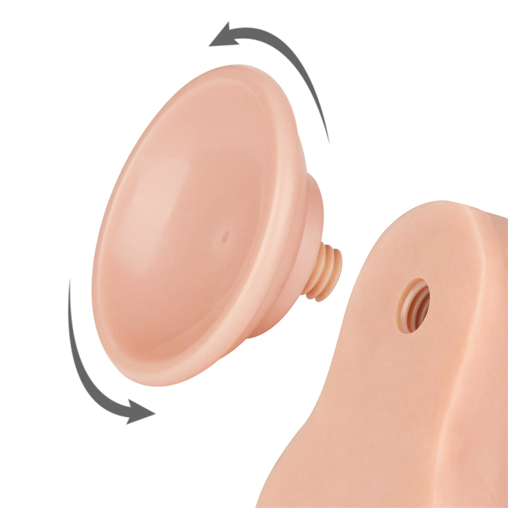 Flexible Realistic Double Layer Sliding-skin Dong 8.5"