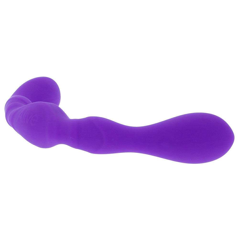 Flexible dildo silicone Luna 25cm purple.