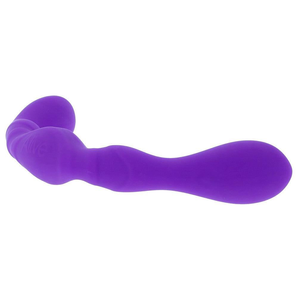 Flexible dildo silicone Luna 25cm purple.