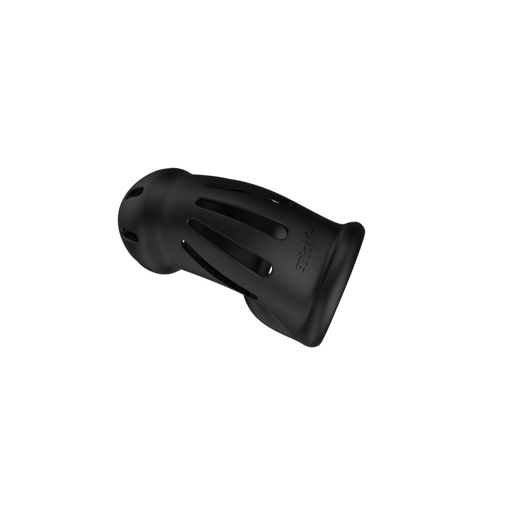 Flexible silicone penis cage ManCage 27 black