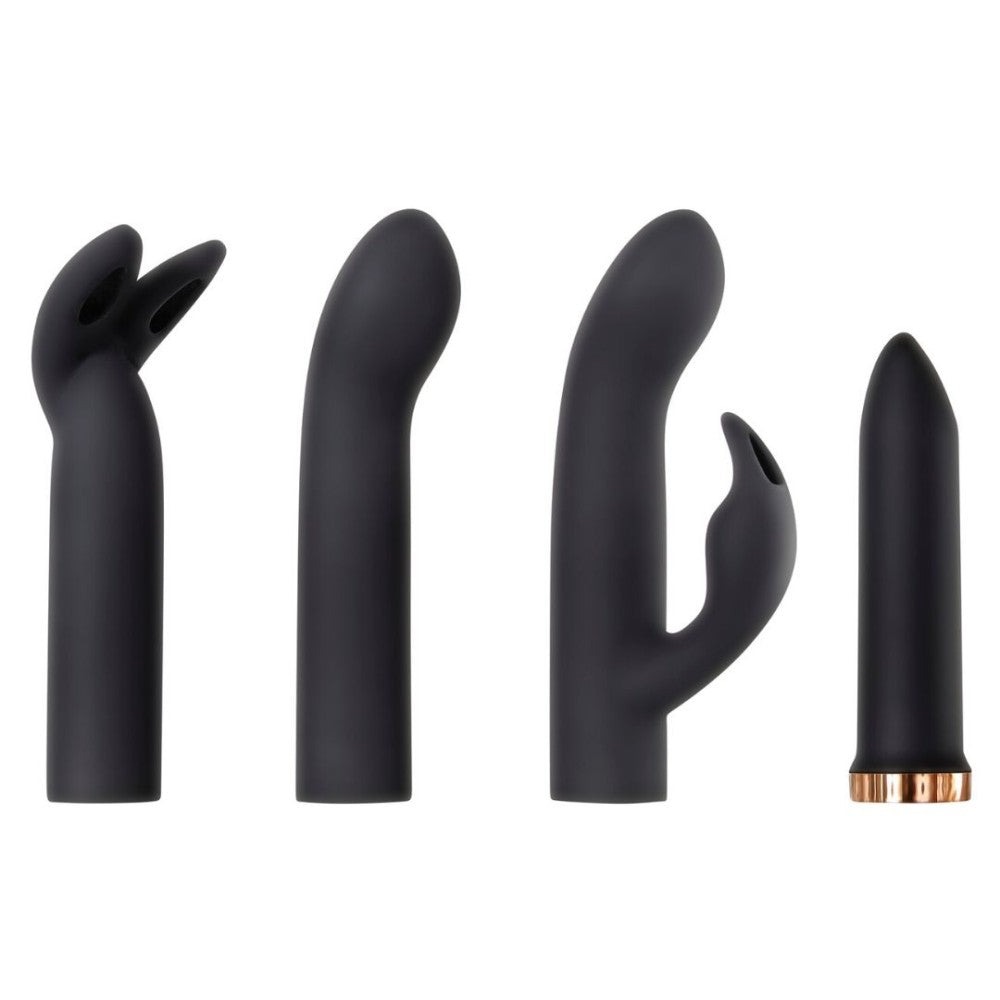 Four Play Rechargeable Bullet with Silicone Tips
