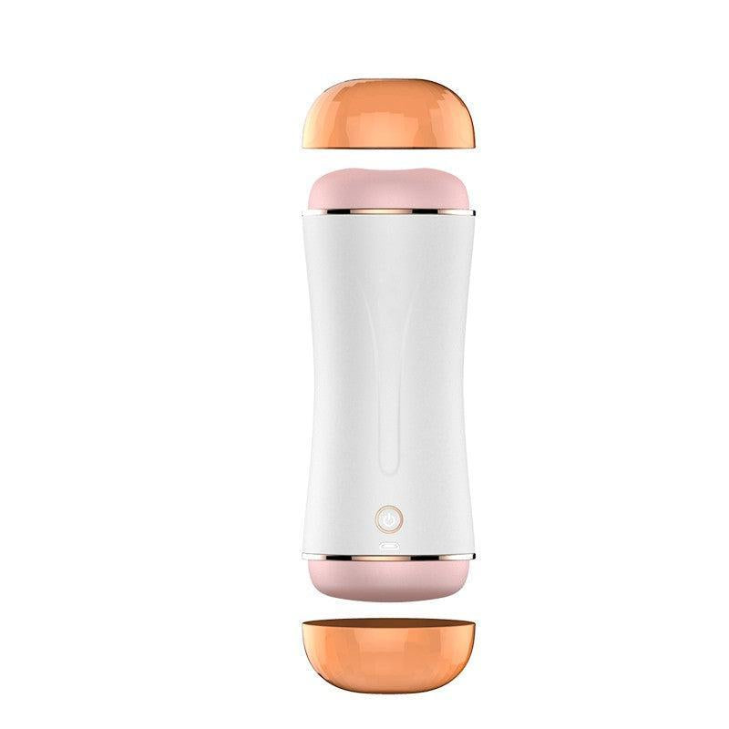 Foxshow Vibrating Interactive Double Sided Masturbator