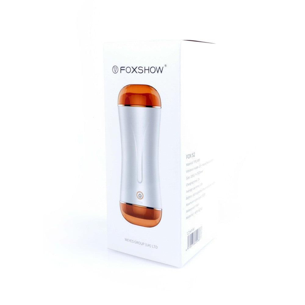 Foxshow Vibrating Interactive Double Sided Masturbator