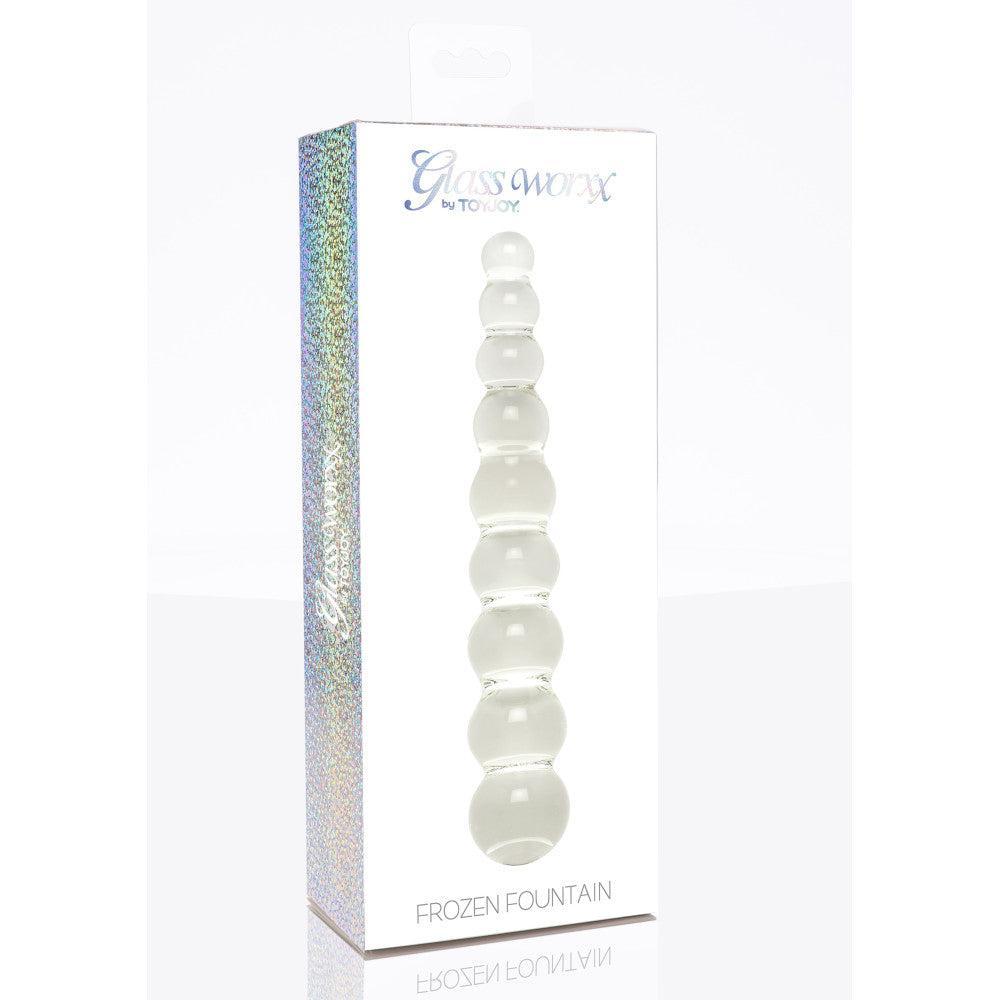 Frozen Fountain Glass Dildo