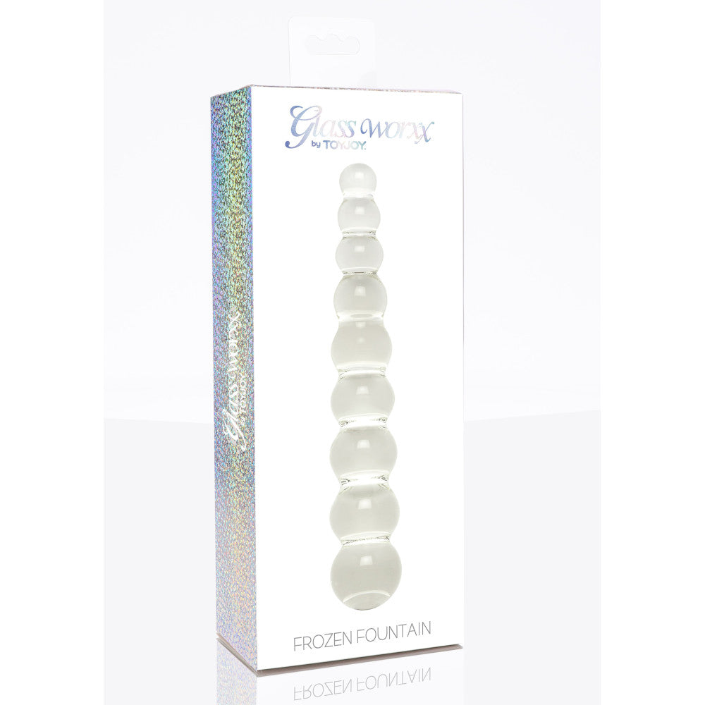 Frozen Fountain Glass Dildo
