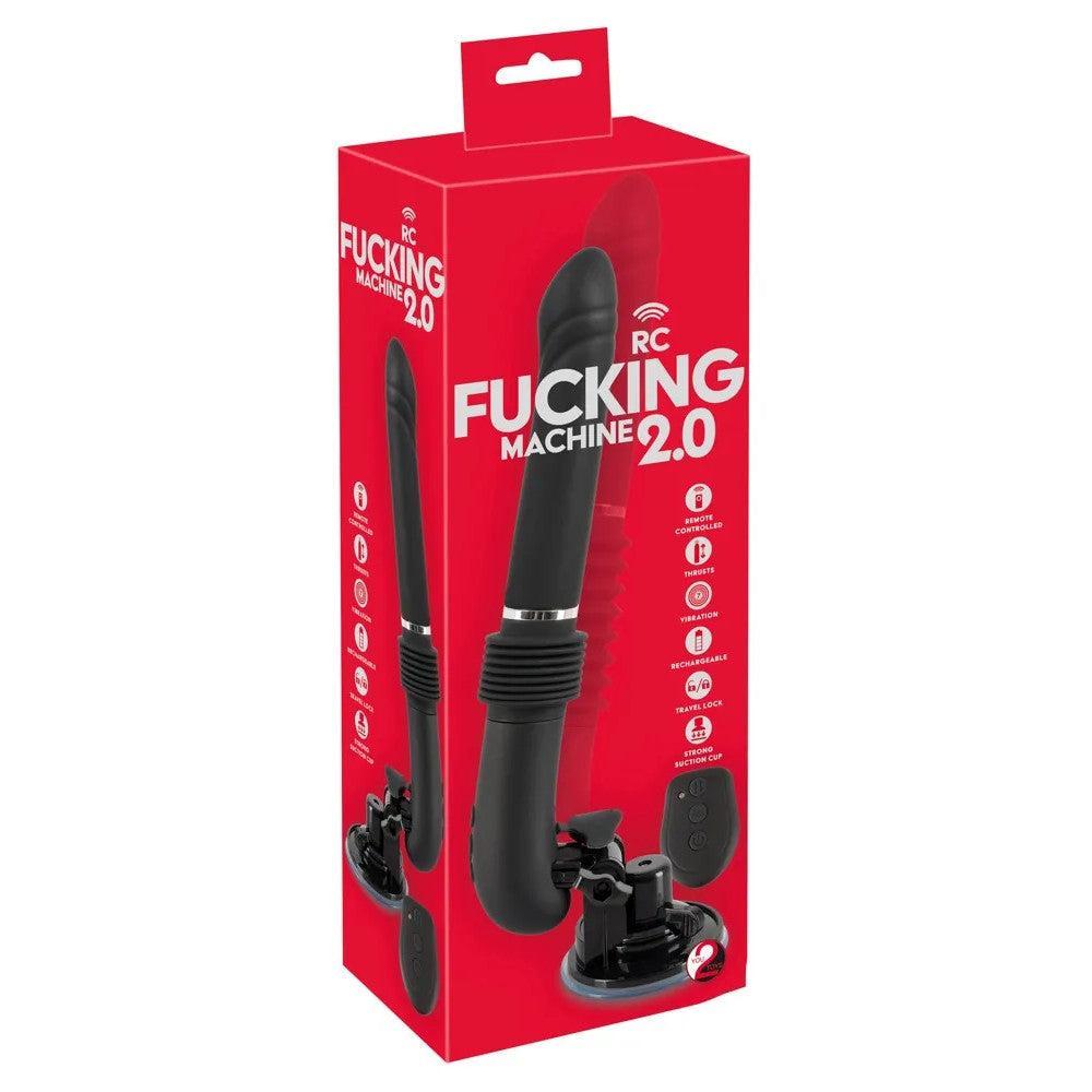 Fucking Machine Thrusting Vibrating Dildo with Remote
