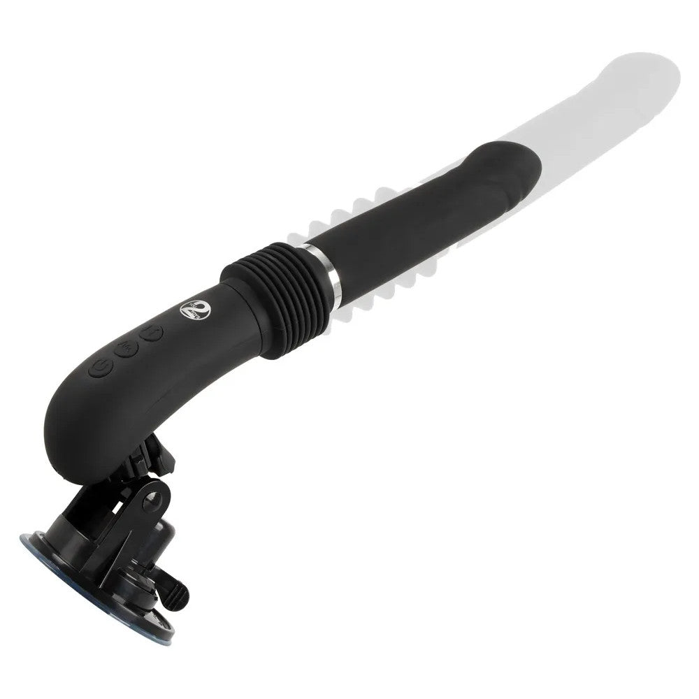Fucking Machine Thrusting Vibrating Dildo with Remote