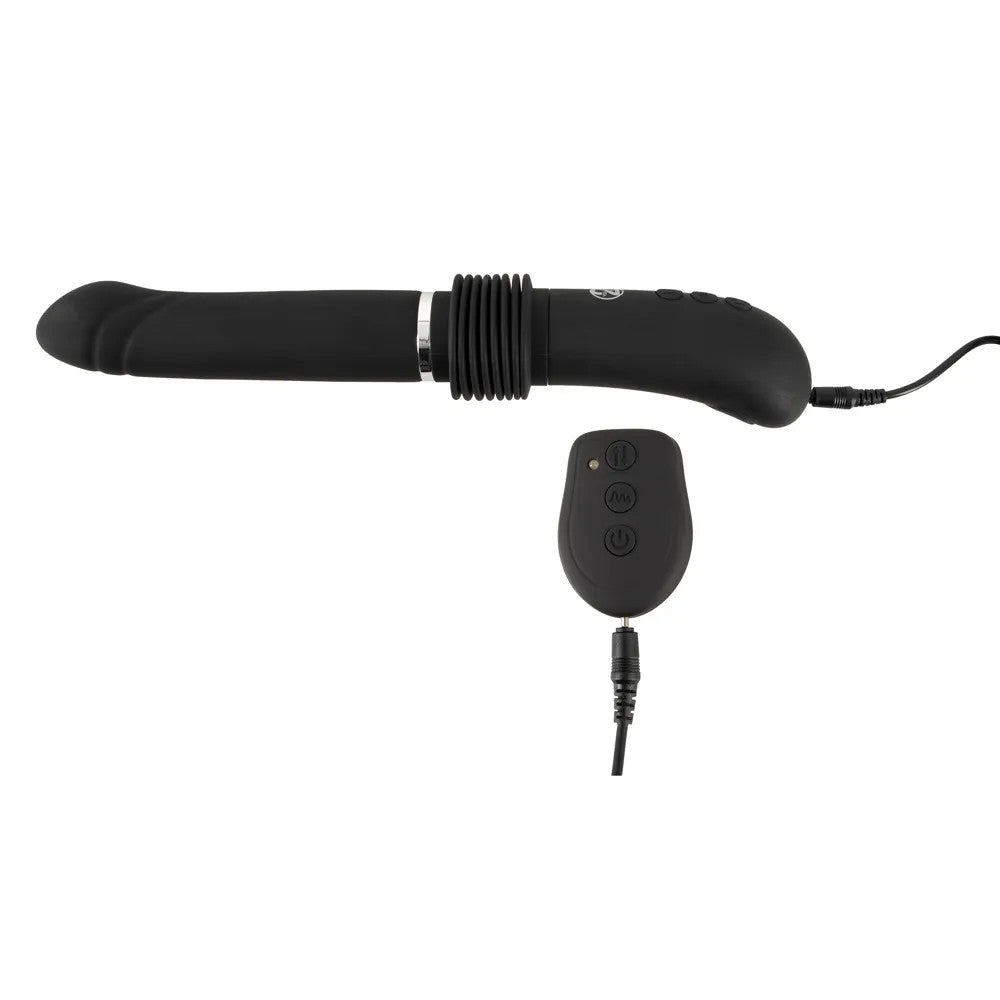 Fucking Machine Thrusting Vibrating Dildo with Remote