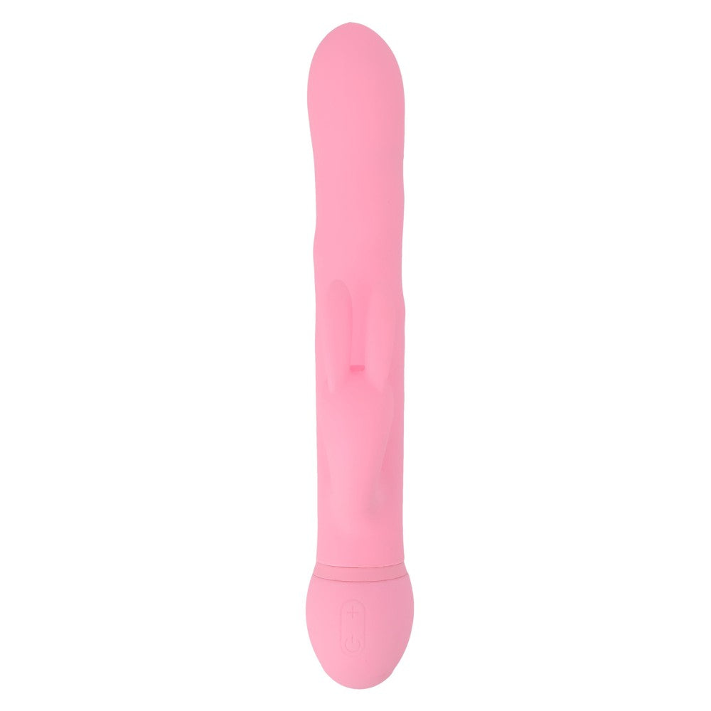 Funny Madness Rechargeable Silicone Rabbit Vibrator with Rotating Beads