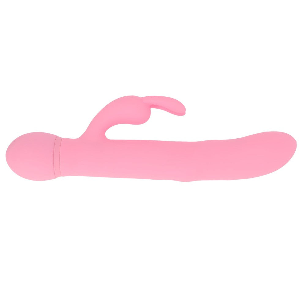 Funny Madness Rechargeable Silicone Rabbit Vibrator with Rotating Beads