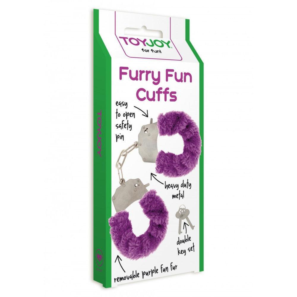 Furry Fun Purple Massive Down Handcuffs