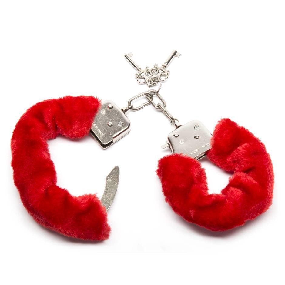 Furry Fun massive down handcuffs red