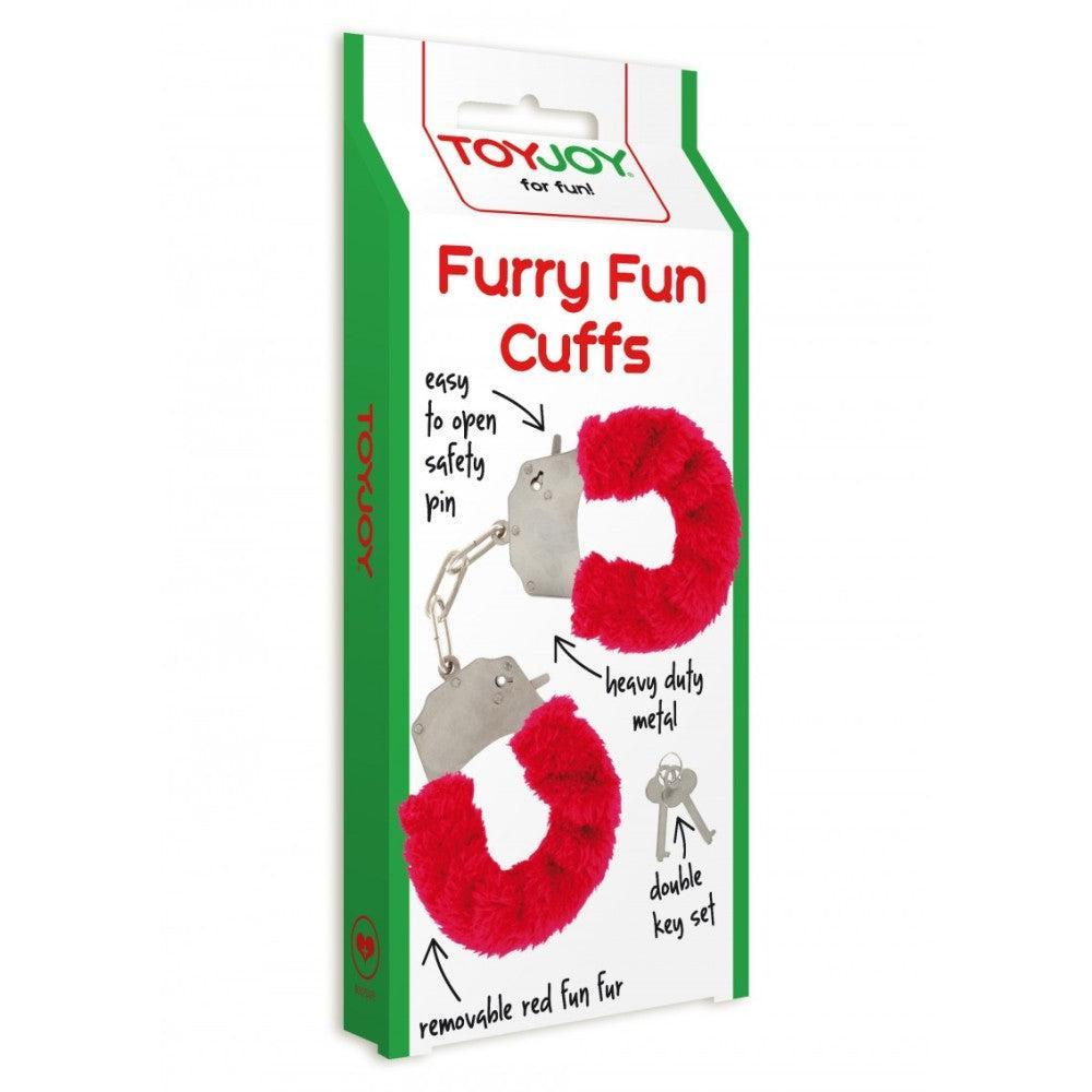Furry Fun massive down handcuffs red