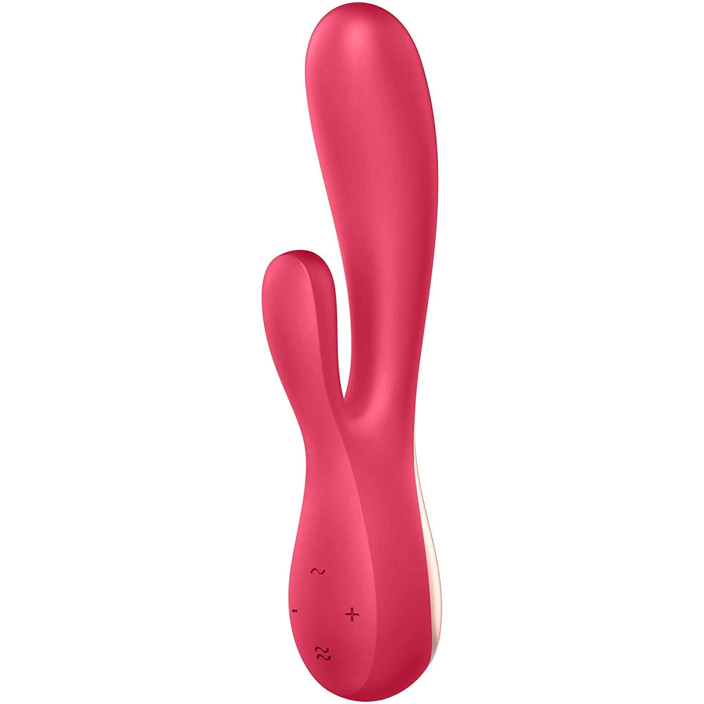 G-spot rabbit vibrator Satisfyer Mono Flex pink with App