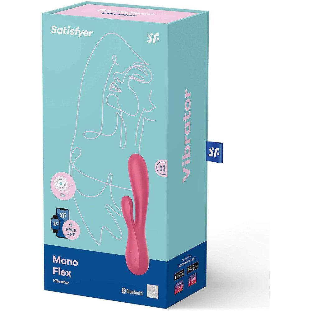 G-spot rabbit vibrator Satisfyer Mono Flex pink with App