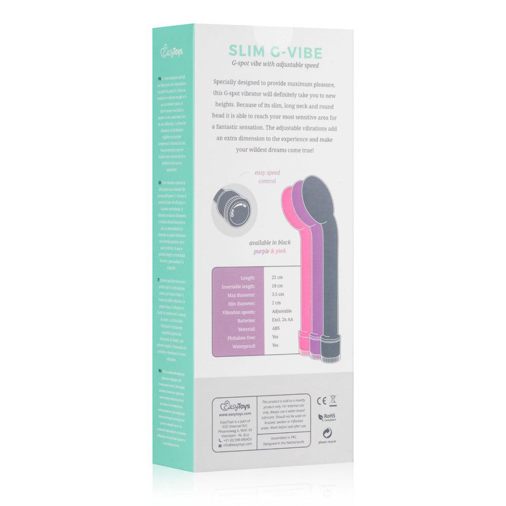Slim G-Vibe G-Spot Vibrator Black