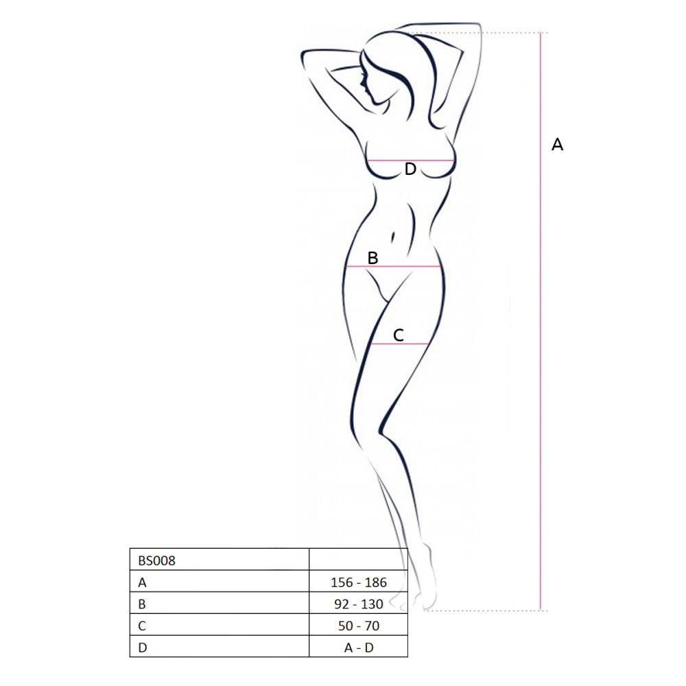 Garter Passion Sexy bodystocking Black