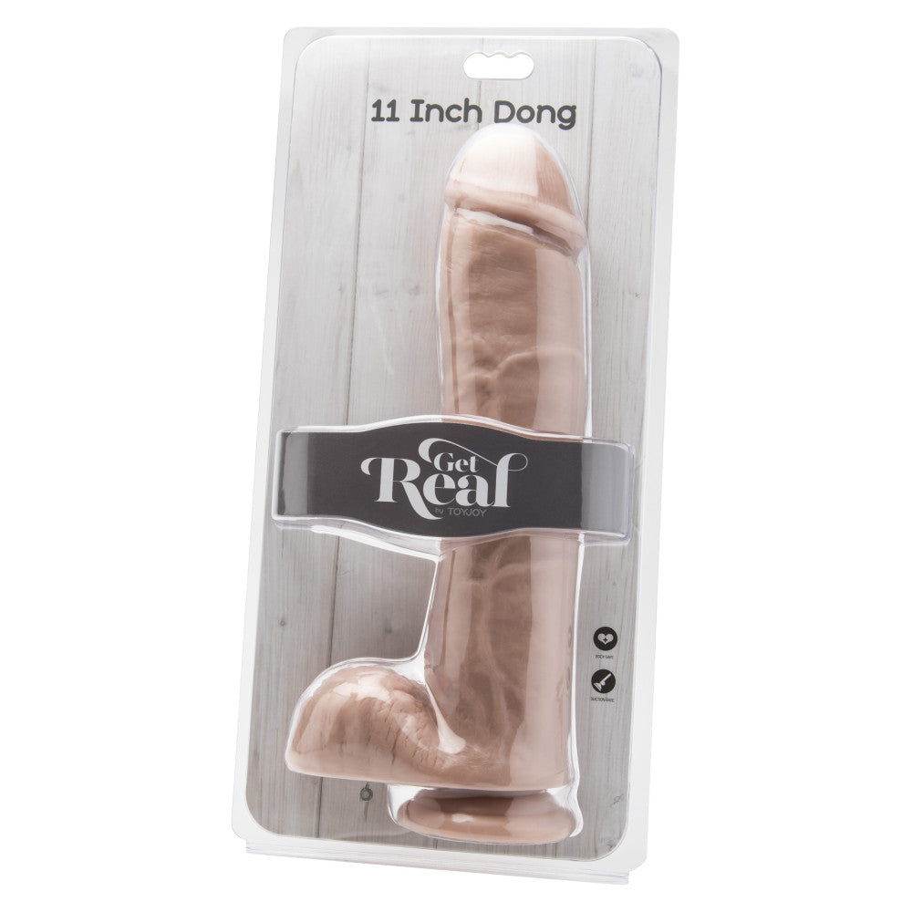 Get Real Big Realistic Dildo 11"
