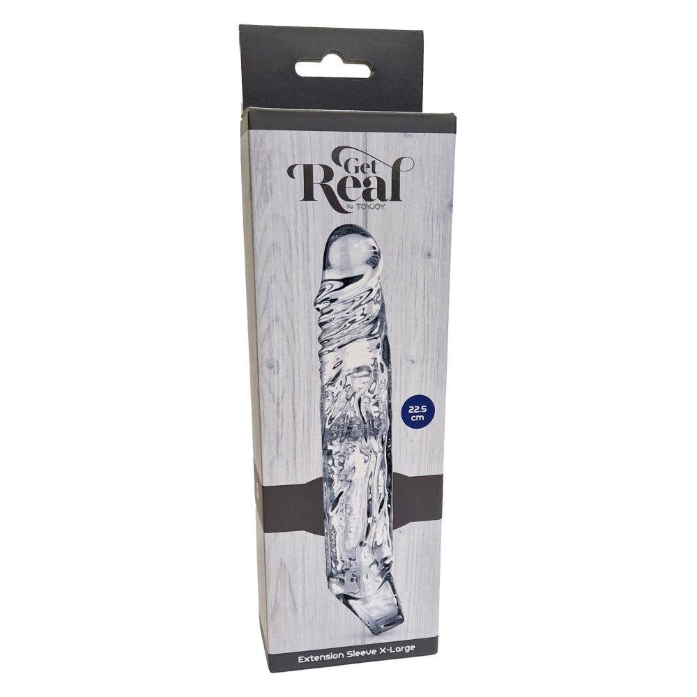 Get Real Realistic Penis Extender X-Large Transparent