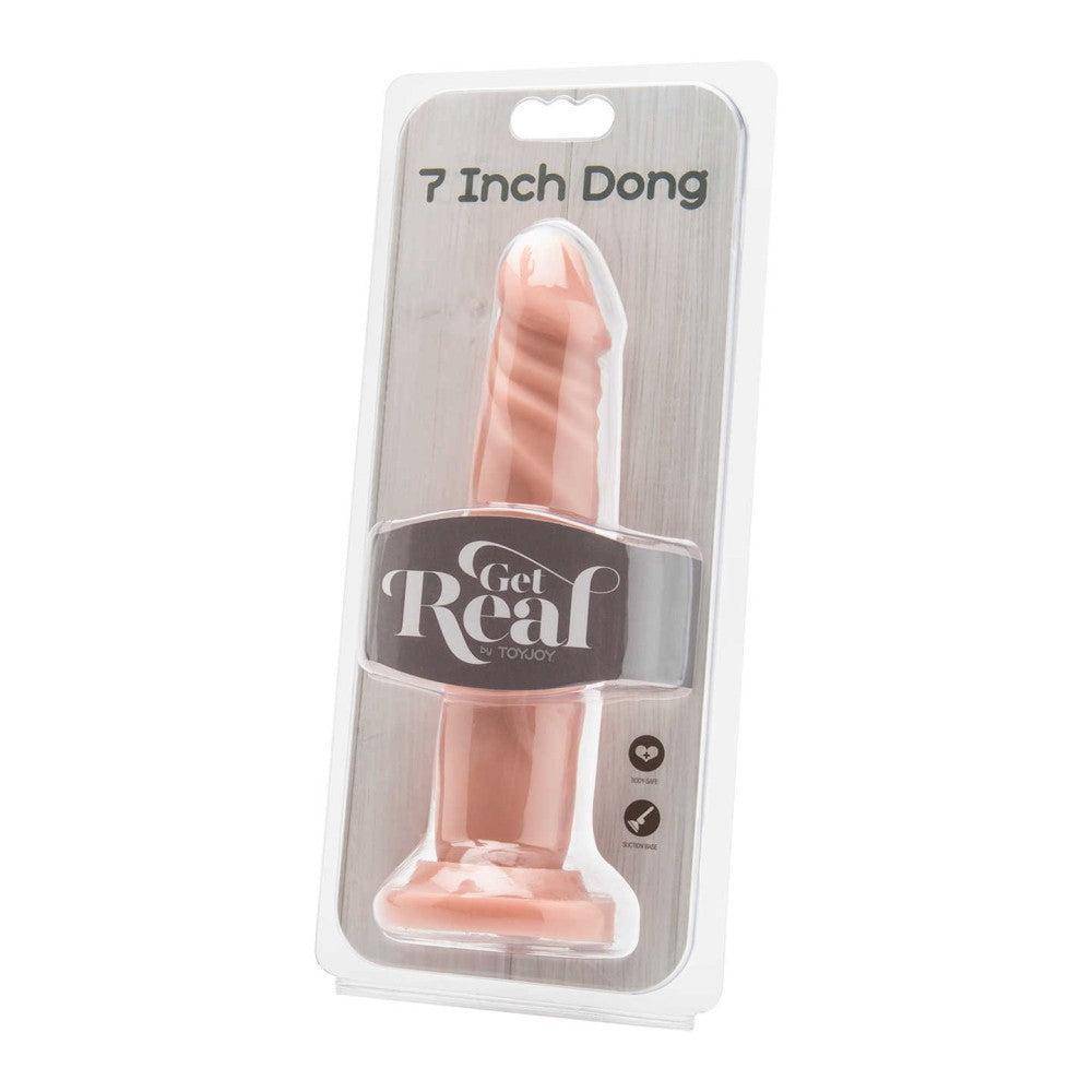 Get Real Flexible Realistic Vacuum Base Dildo
