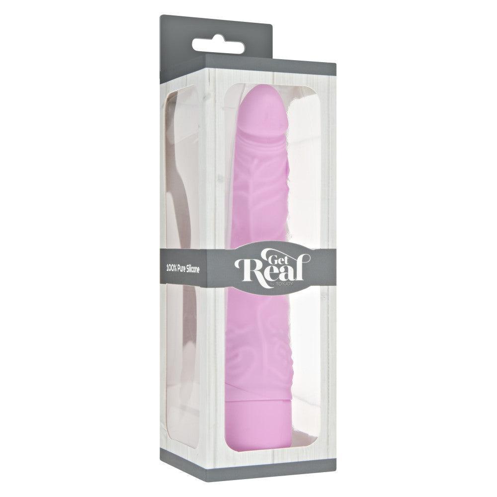 Get Real medical silicone anal vibrator pink
