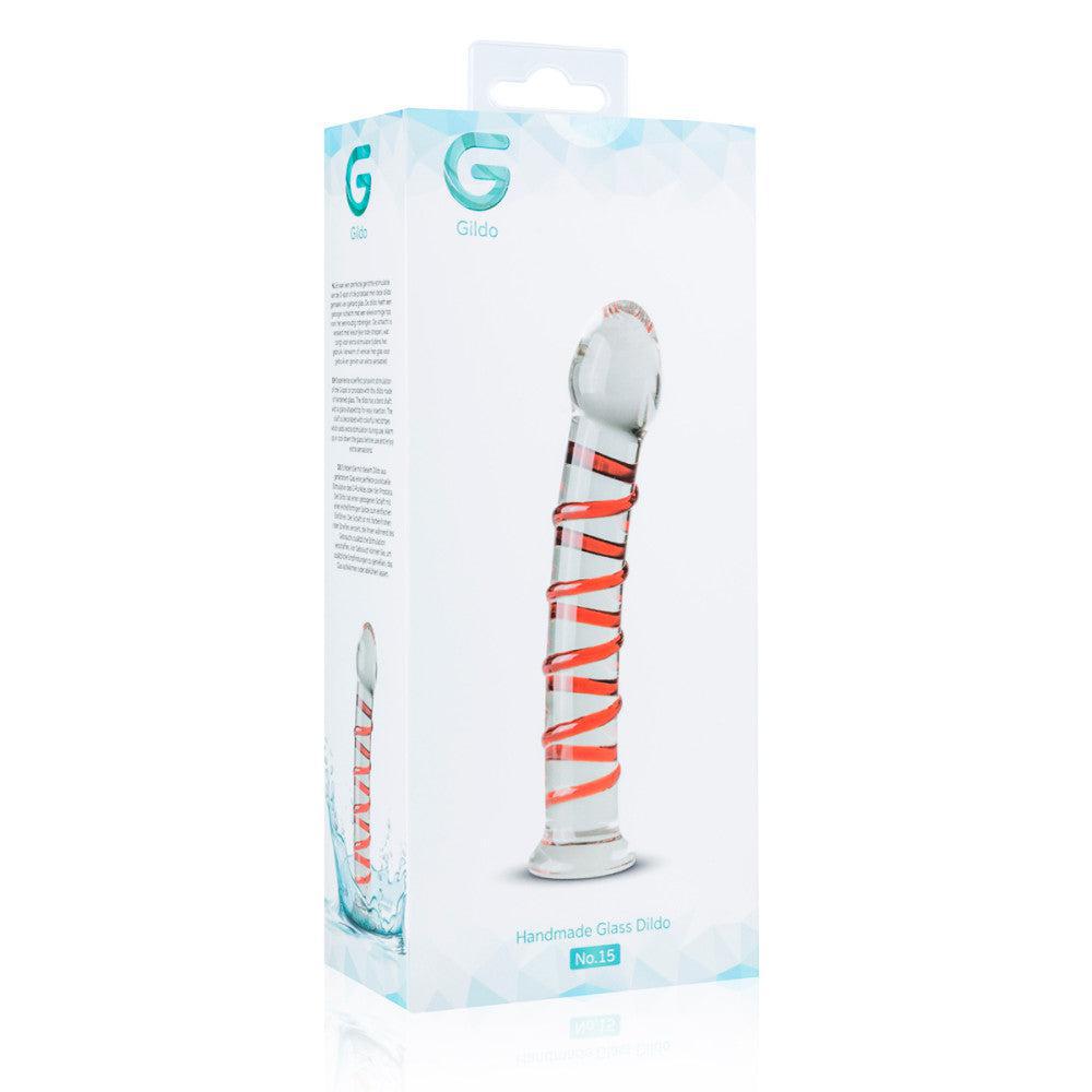 Gildo #15 Textured Glass Dildo