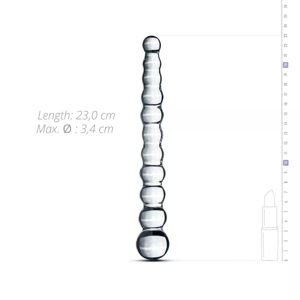 Gildo #20 Beaded Glass Dildo