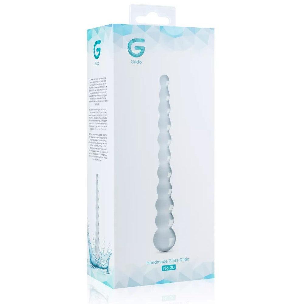 Gildo #20 Beaded Glass Dildo