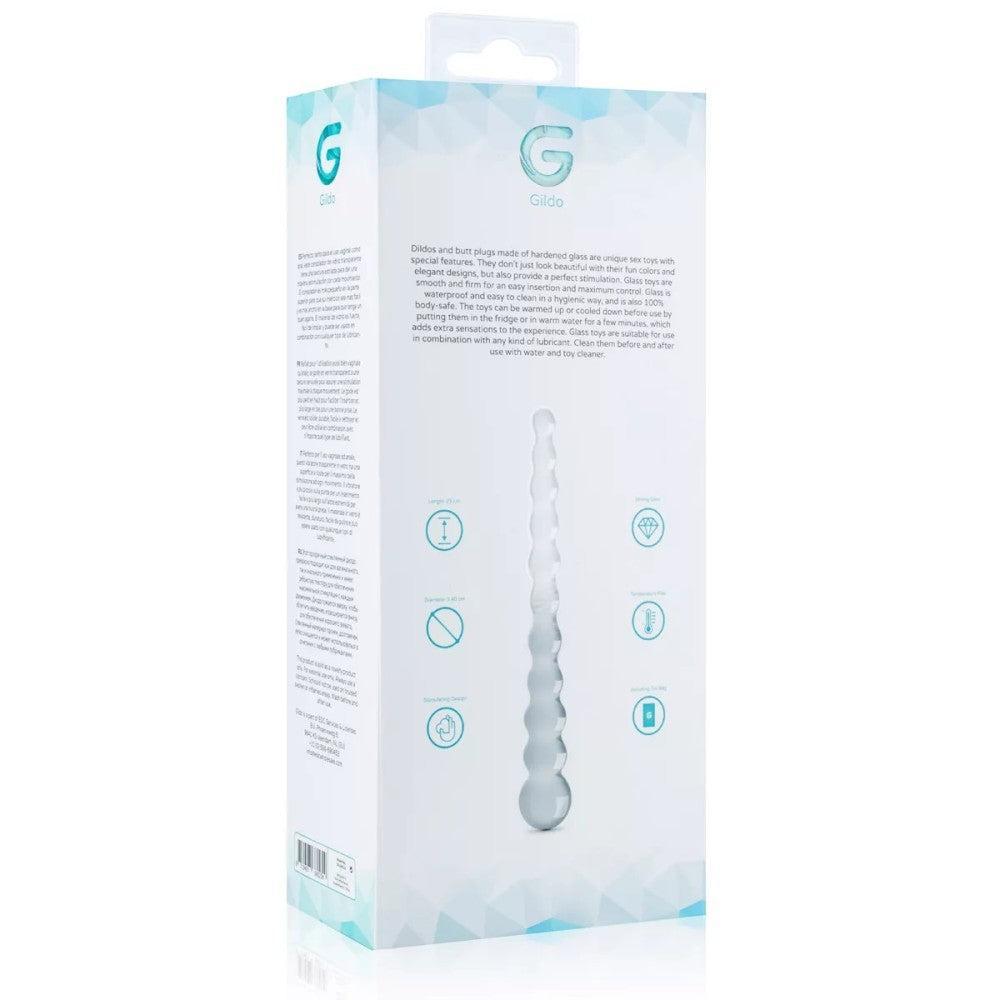 Gildo #20 Beaded Glass Dildo