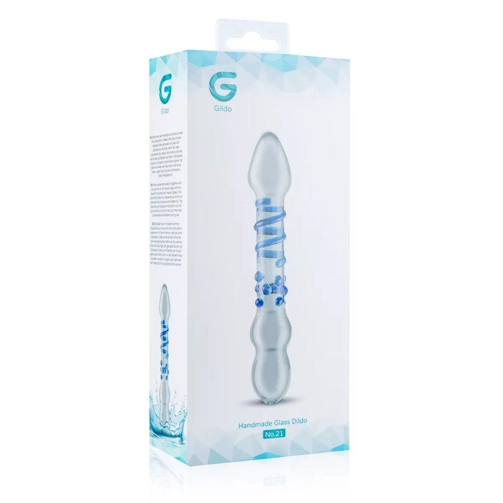 Gildo #21 Glass Textured Double Ended Dildo