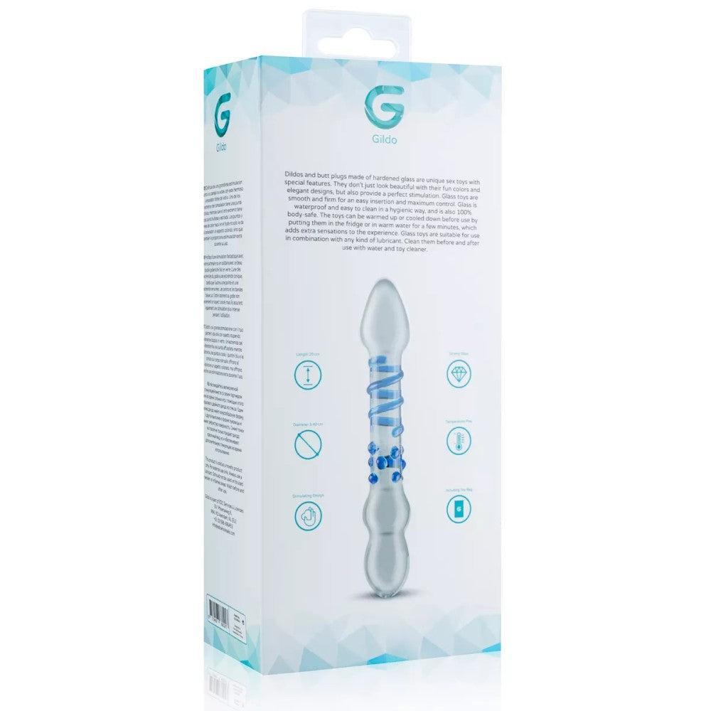 Gildo #21 Glass Textured Double Ended Dildo