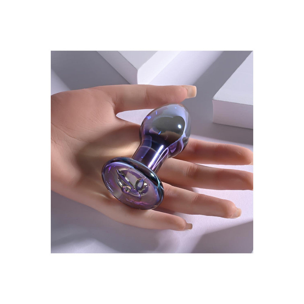 Playboy Pleaure Jewels Glass Butt Plug