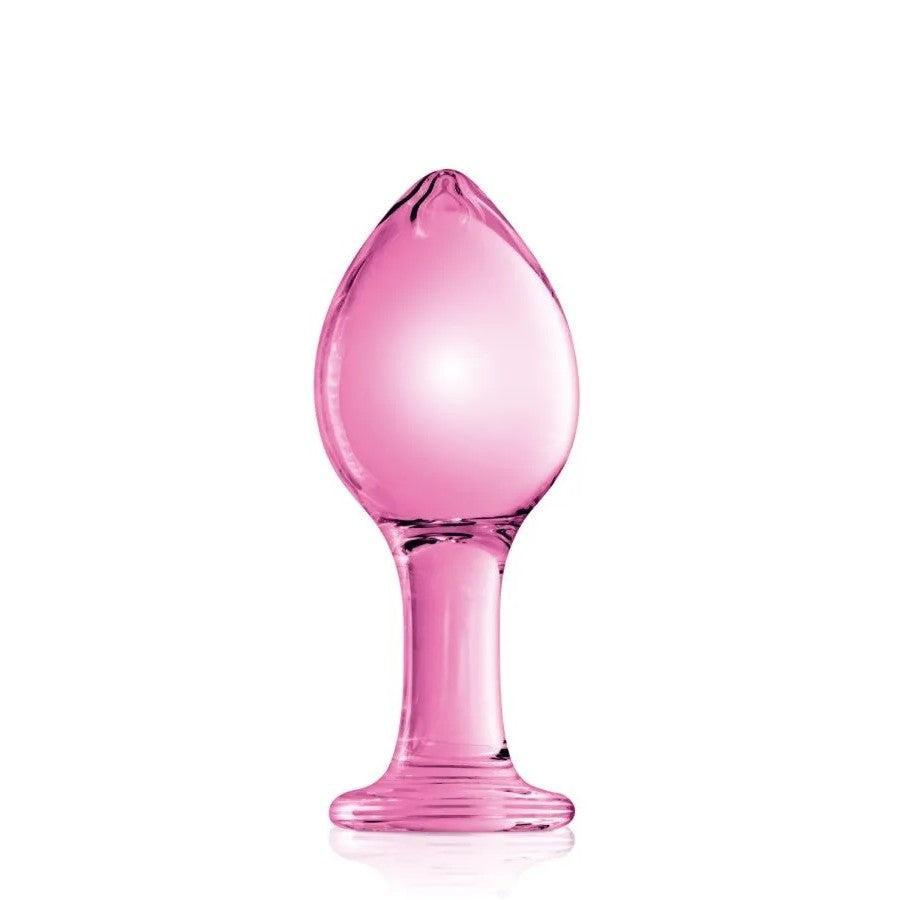 Glossy #32 Glass Butt Plug Pink