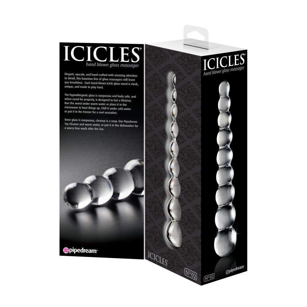 Glass dildo Icicles 02