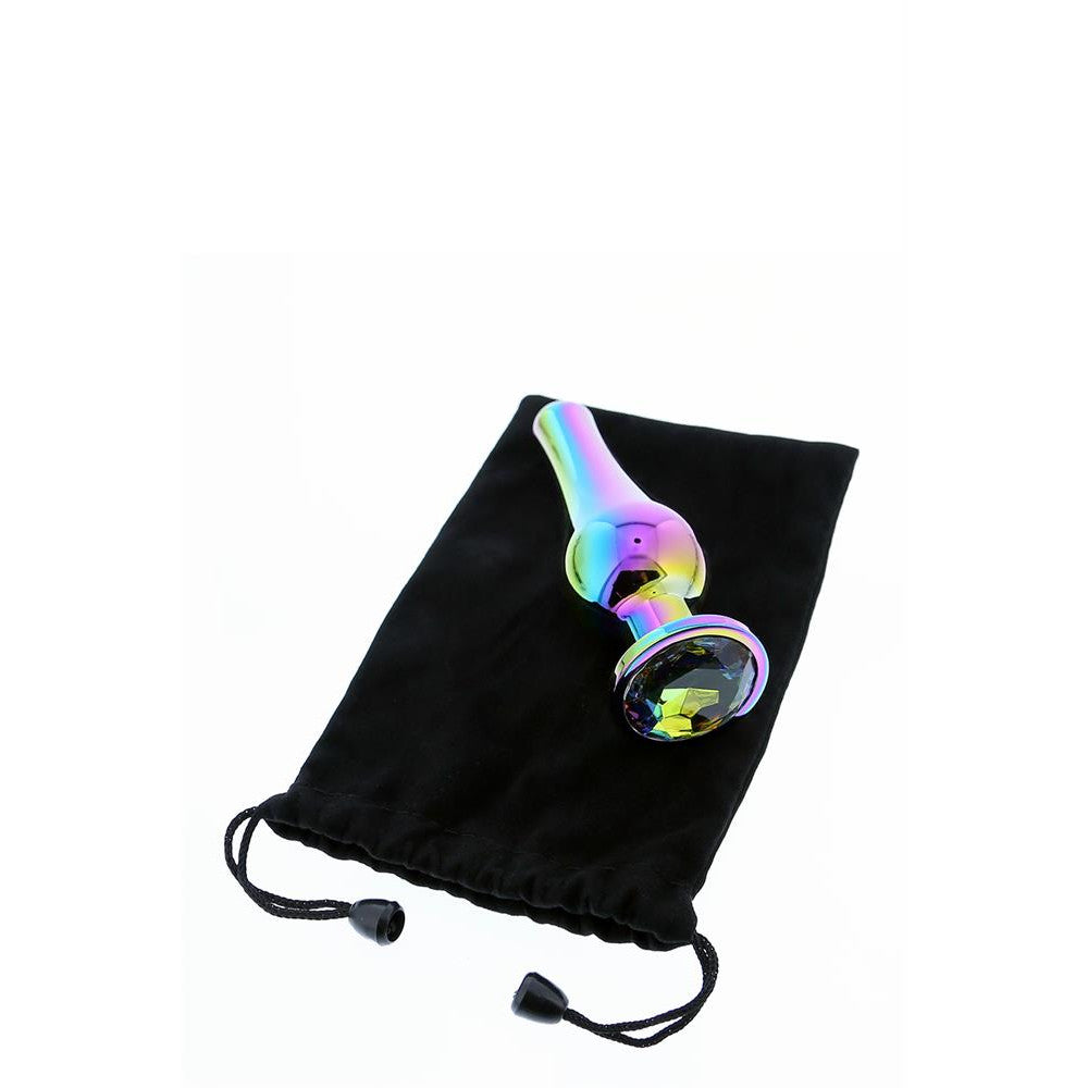 Gleaming Love Multi-Coloured Metal Butt Plugs with Crystals Set of 3 pcs.