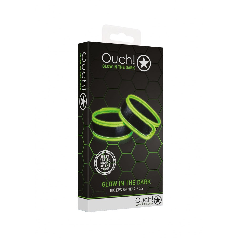 Ouch! Glow In The Dark Bondage Armbands