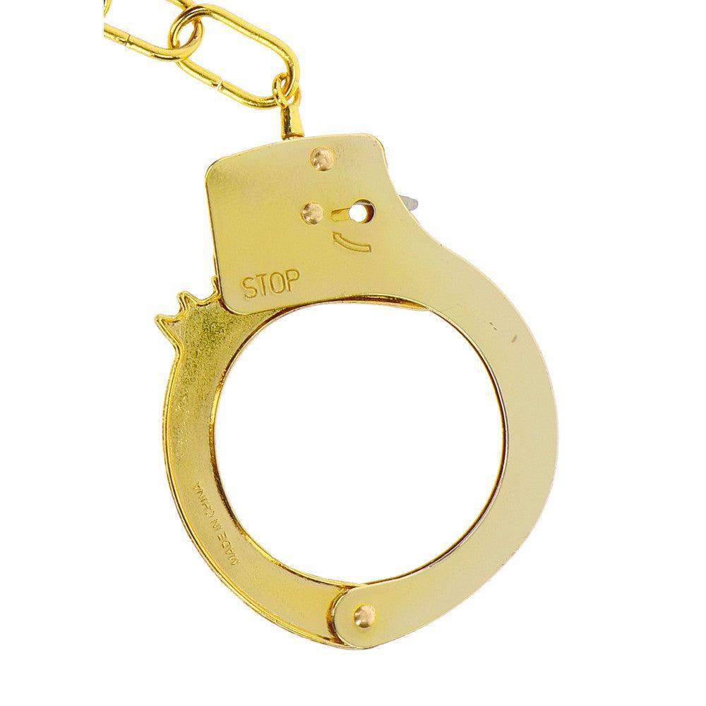 Gold Fun Cuffs solid metal handcuffs
