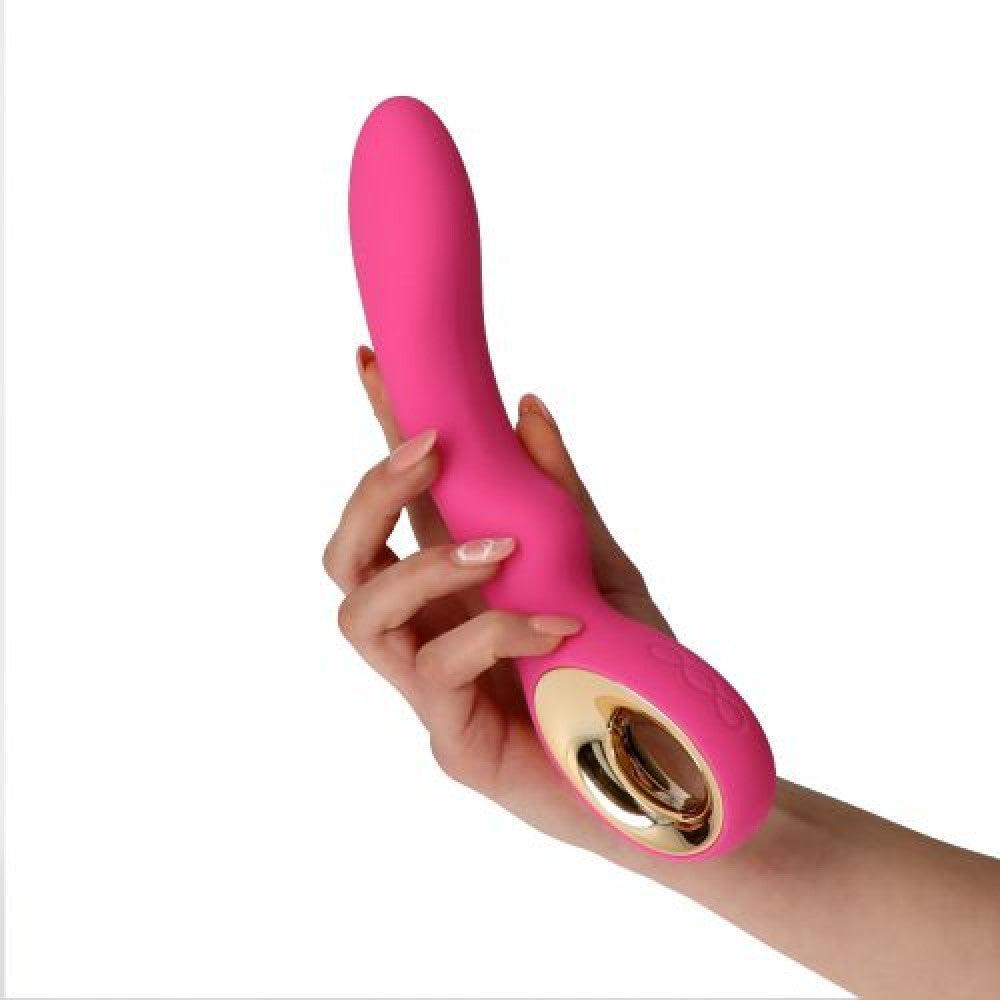 Handy Wave Large Rechargeable Vibrator Pink