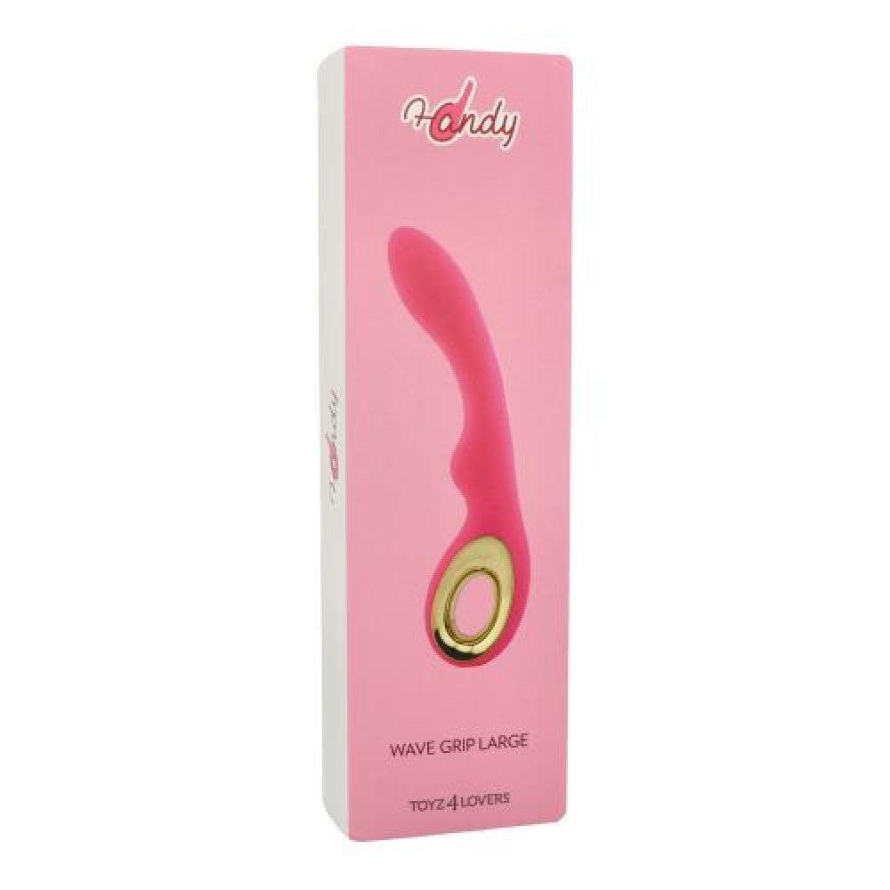 Handy Wave Large Rechargeable Vibrator Pink