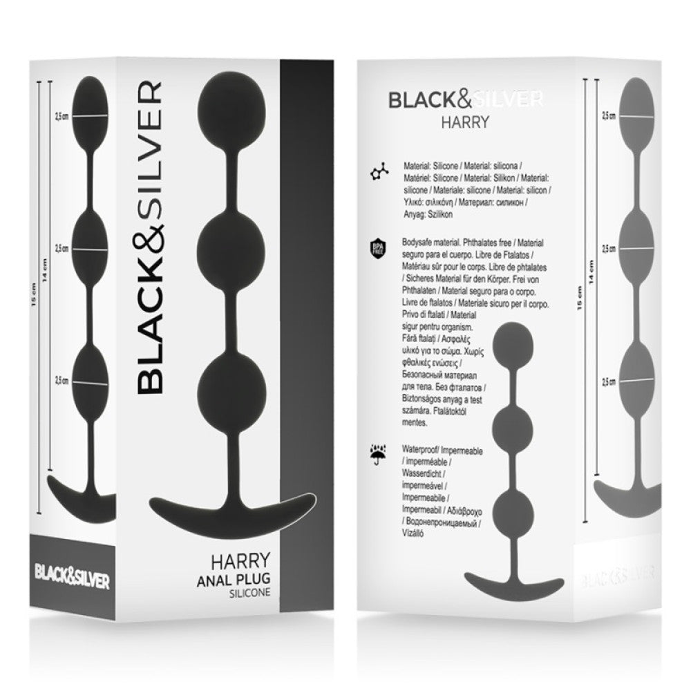 Harry Silicone Anal Beads with Balls