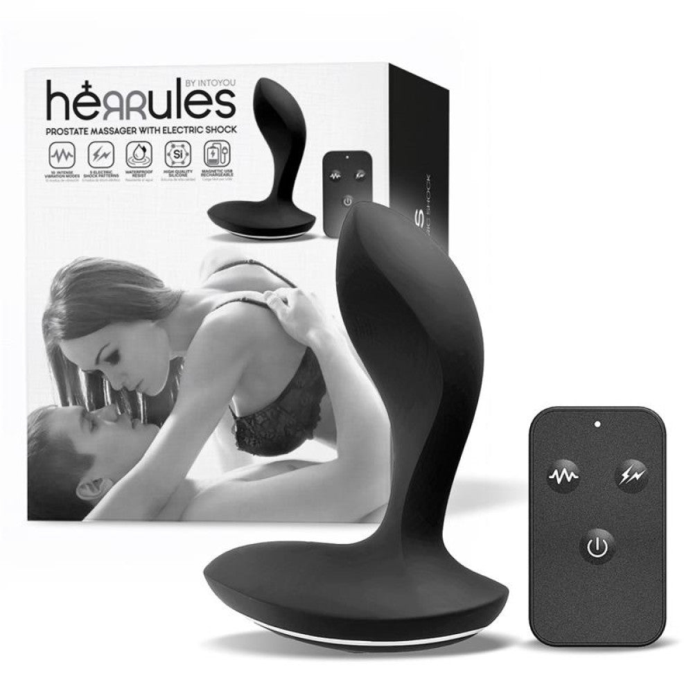HerRules Prostate Vibrator with Electrostimulation & Remote