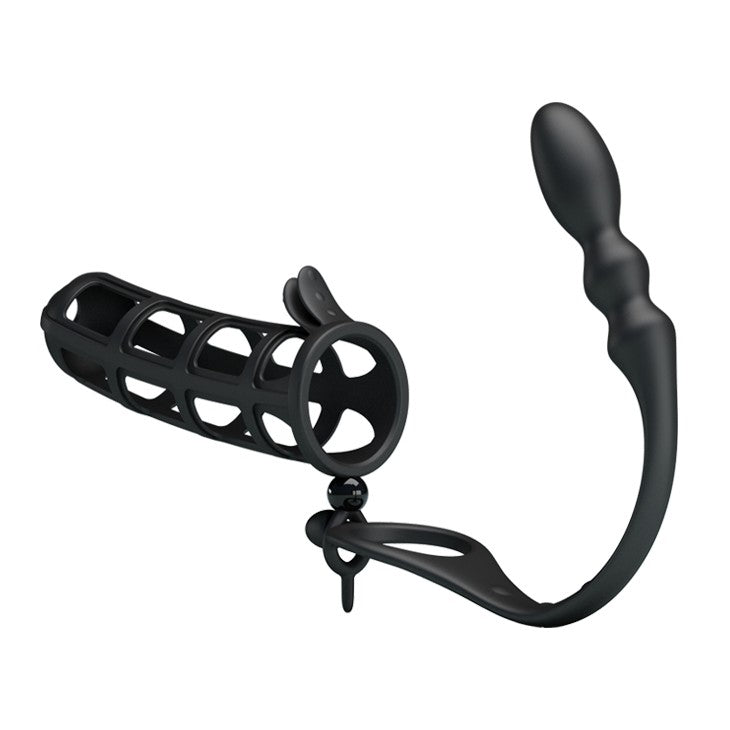 Hercules Anal Stimulator & Soft Silicone Cock Cage