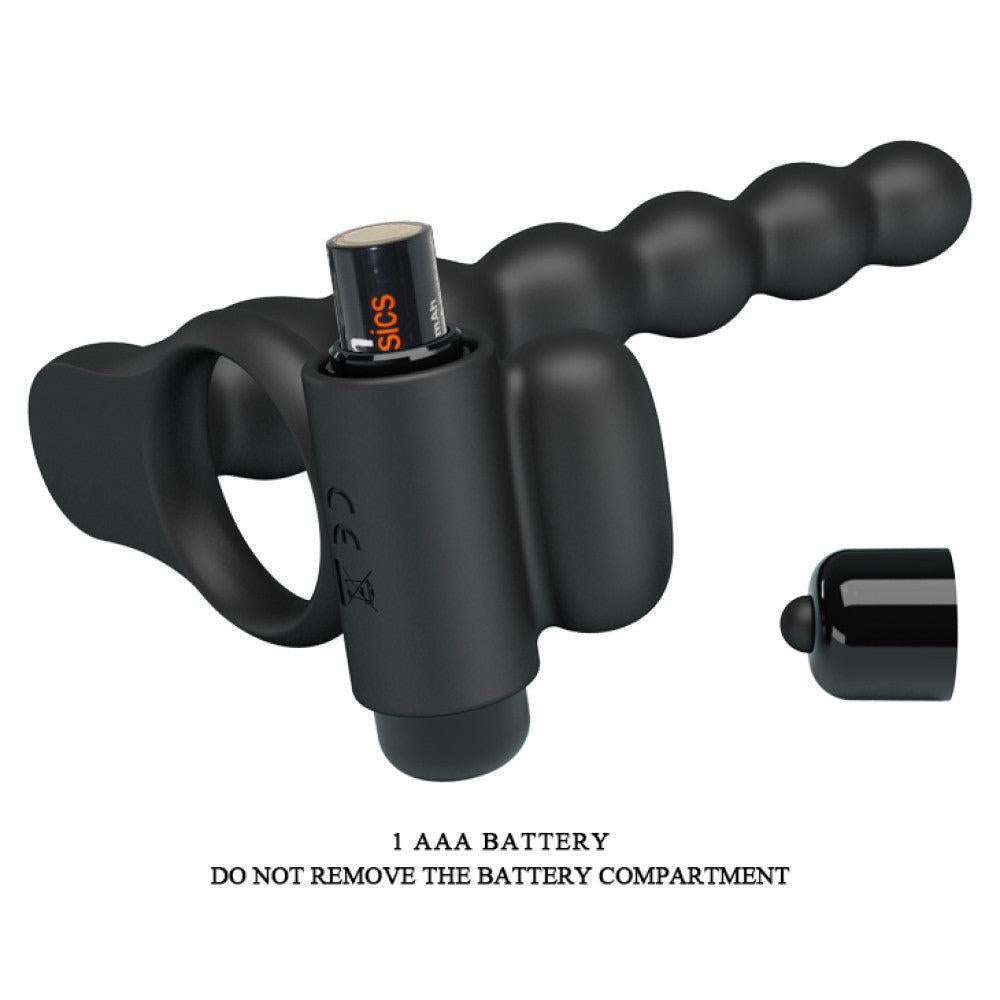 Hercules Vibrating Anal Dildo & Cock Ring